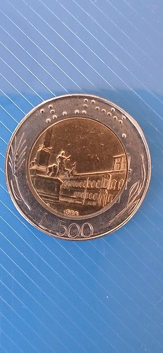 500 lire bimetalliche