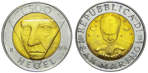 1996 san marino 500 - marino, lire
