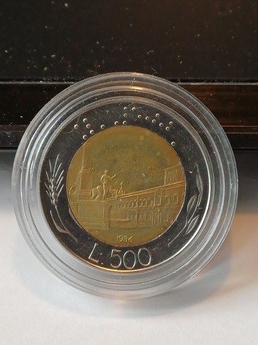 500 lire 1986 bimetalliche - lire,