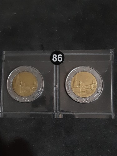 Italia coppia 500 lire - di,