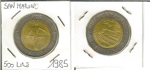 San marino 500 lire 1985 - marino:,