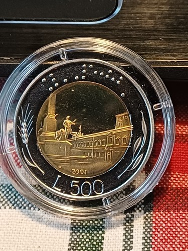 500 lire 2001 proof - 500,