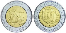 1989 SAN MARINO 500 LIRE