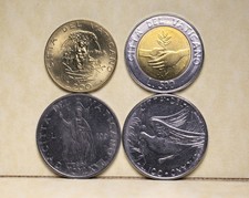 Vaticano 100 200 e 500 lire