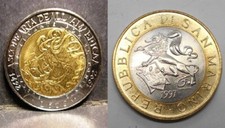 SAN MARINO 500 & 1000 Lire