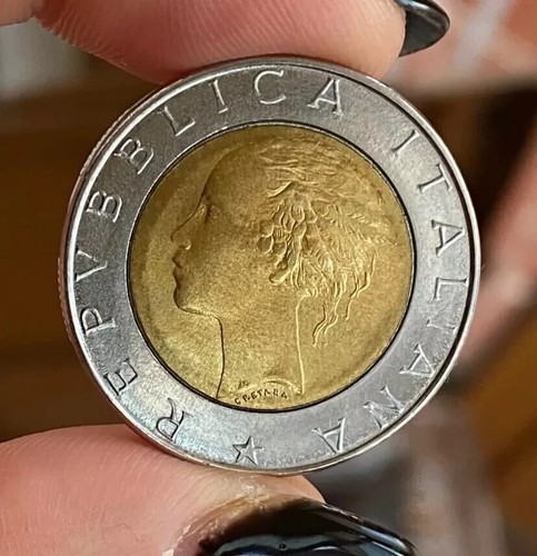 500 lire 1985 1987 - 1985, e