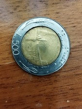 500 Lire Bimetalliche 1988 Con