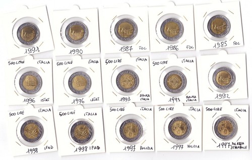Monete 500 lire - monete,