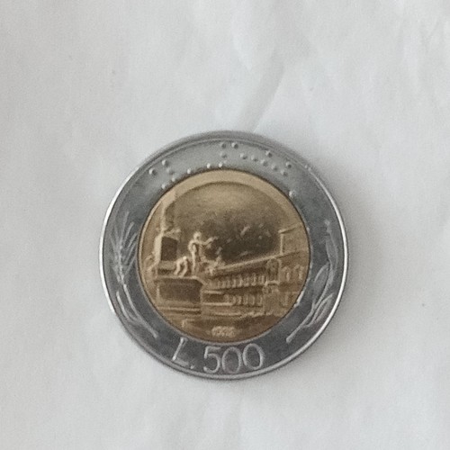 500 lire bimetalliche - 500,