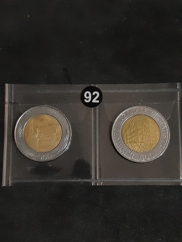 Italia coppia 500 lire - 500,