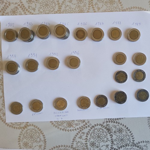 500 lire bimetalliche - 500,