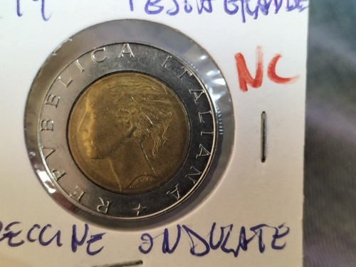 500 lire bimetalliche 1990 - ,