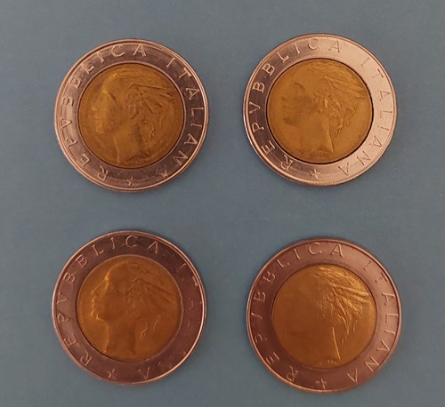 Lotto monete 500 lire - lotto, 4
