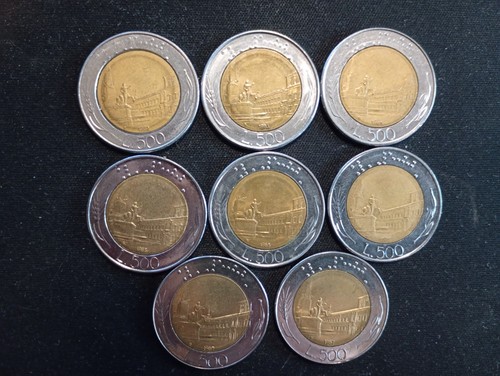 Italia 8 monete da - italia,