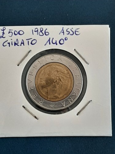 Moneta repubblica 500 lire - moneta,