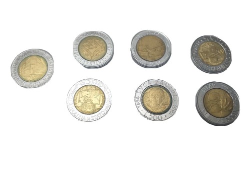 Lotto monete 500 - da, lire