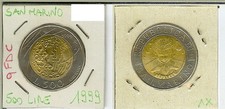 San Marino, 500 lire 1999