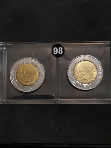 Italia coppia 500 lire - di,