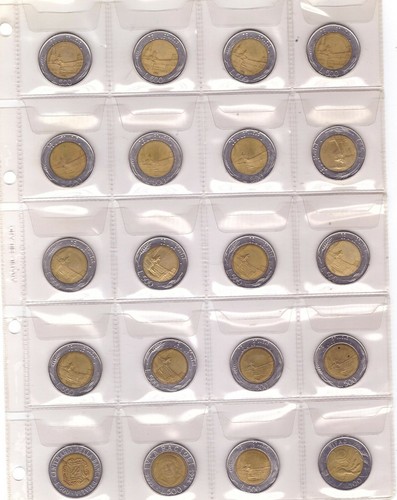 Monete 500 lire bimetalliche - 500,