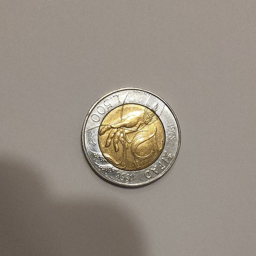 500 lire bimetalliche