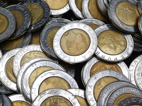 500 lire bimetalliche - lire,