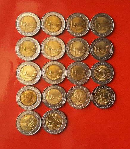 Monete 500 lire - 18,